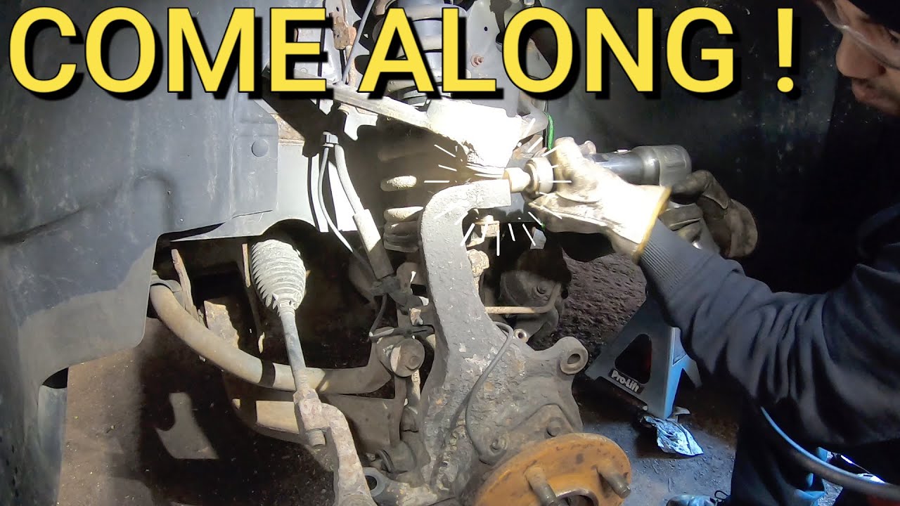 jeep liberty lower ball joints / upper control arms / wheel bearing (come along)