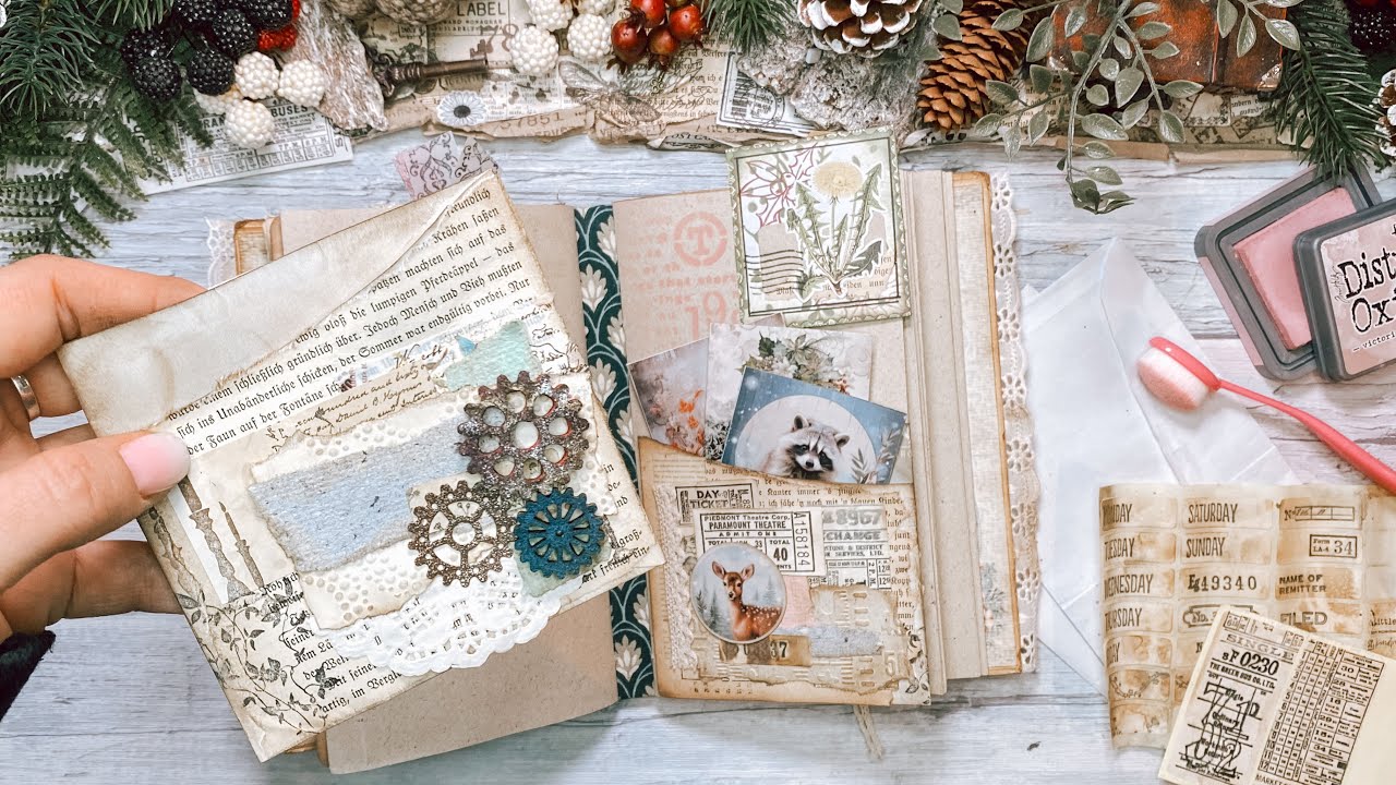 Junk Journal / deutsch / die schnellste Doppelpocket der Welt / Super für Anfänger geeignet