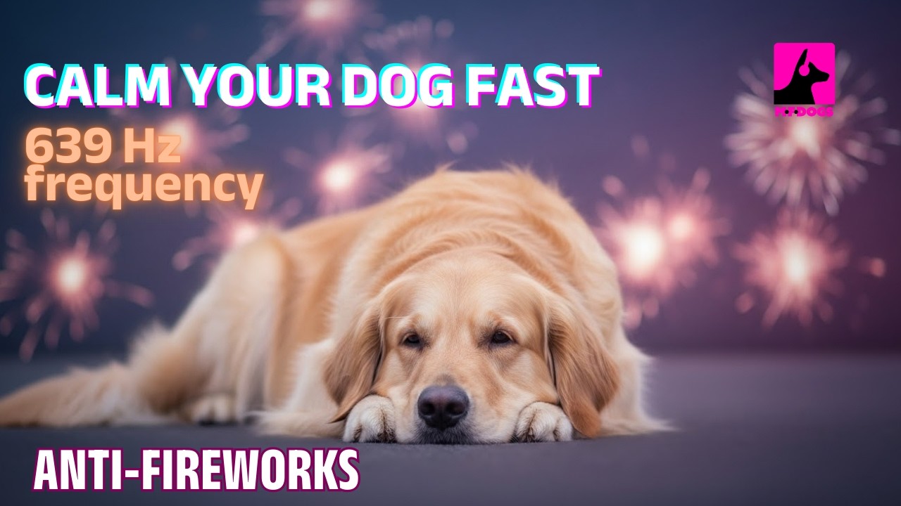 Fireworks Anxiety SOS 🎆 20 HOURS 639Hz Healing Music for Dogs | Sunset Soothing Edit