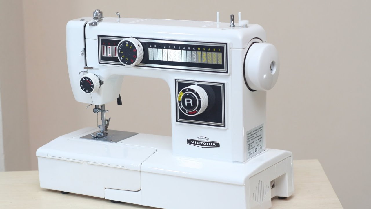 Victoria 853 Nähmaschine Sewing machine Швейная машина test