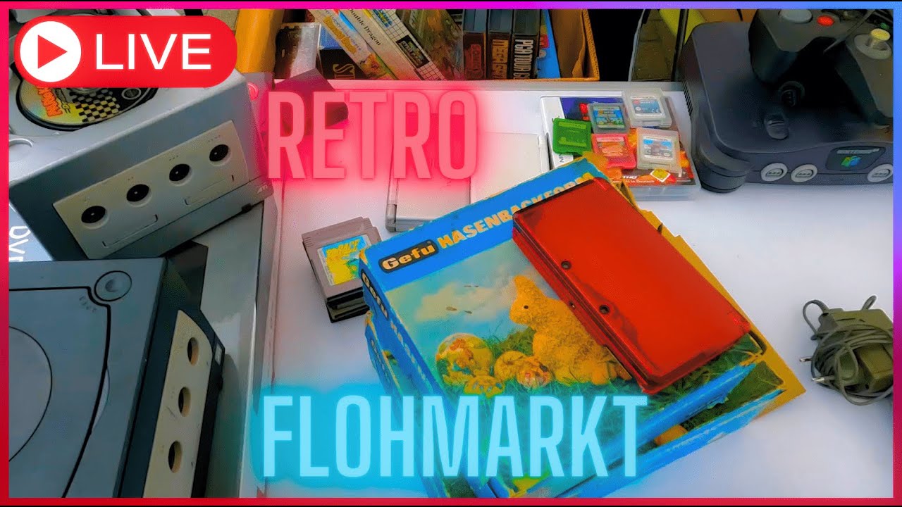 MEGA viele Nintendo RETRO Konsolen!!!  🤯  Live Flohmarkt Retro hunting 🤑