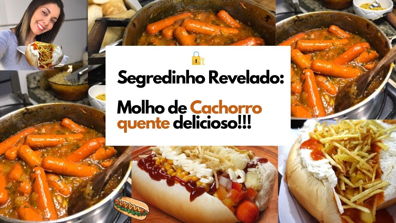RECEITA DE MOLHO DE CACHORRO QUENTE FÁCIL E DELICIOSO - SEGREDO DO MOLHO DE CACHORRO QUENTE REVELADO