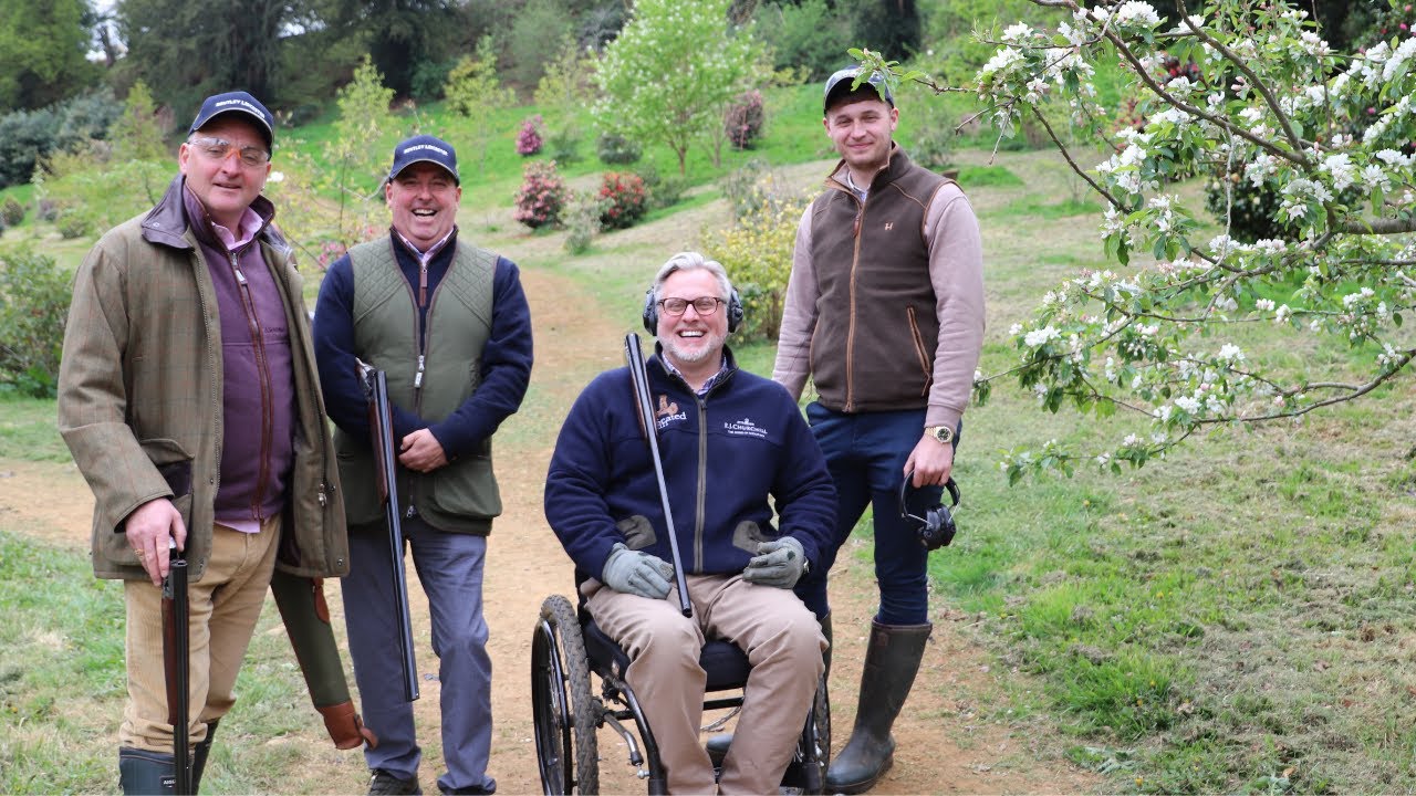 Raising money for charity at the Belvoir Castle charity clay shoot (shooters vlogg 42)