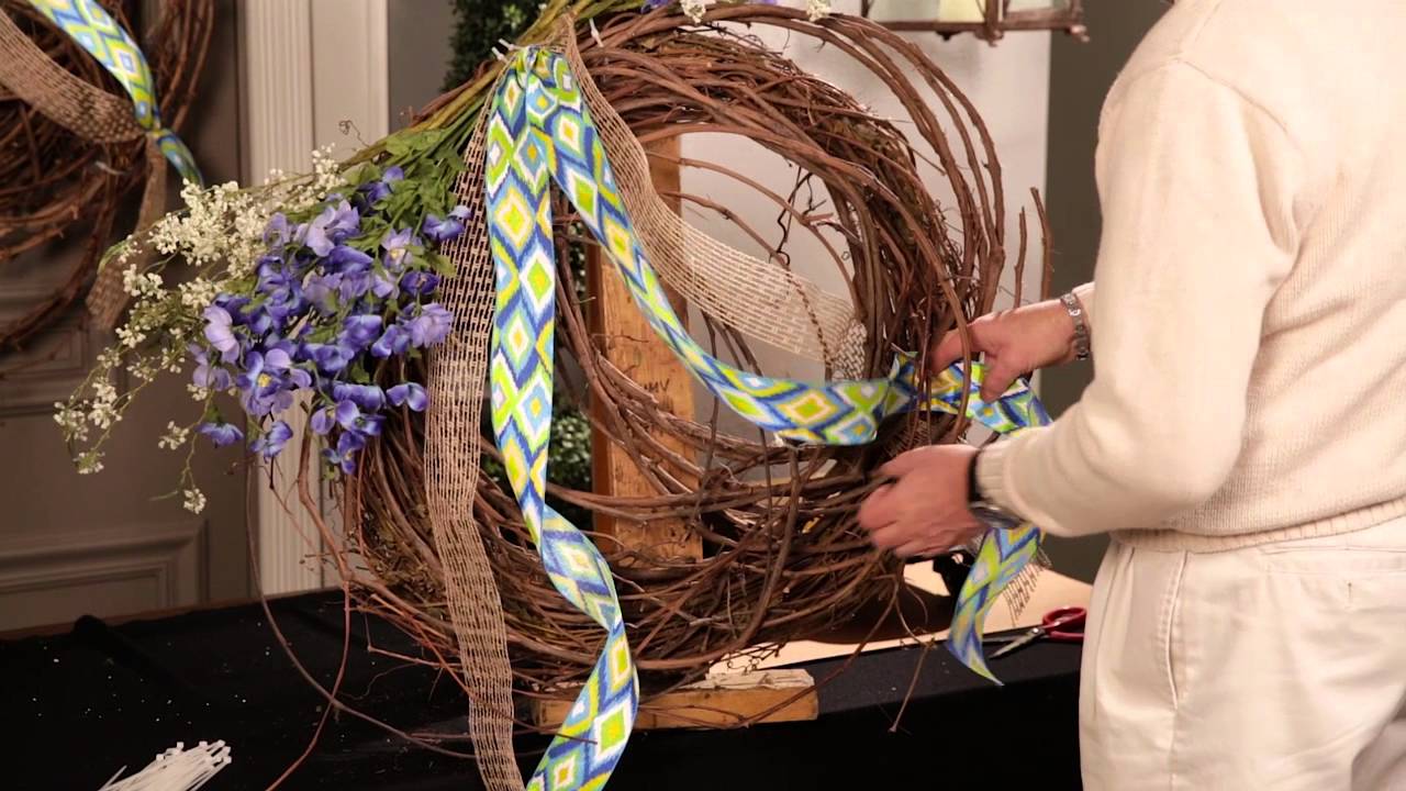 How To Make a Beautiful Spring Wreath