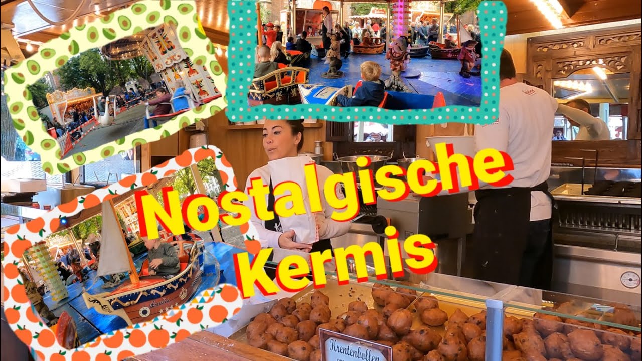 Nostalgische Kermis 3 oktober leids ontzet Pieterskerkplein