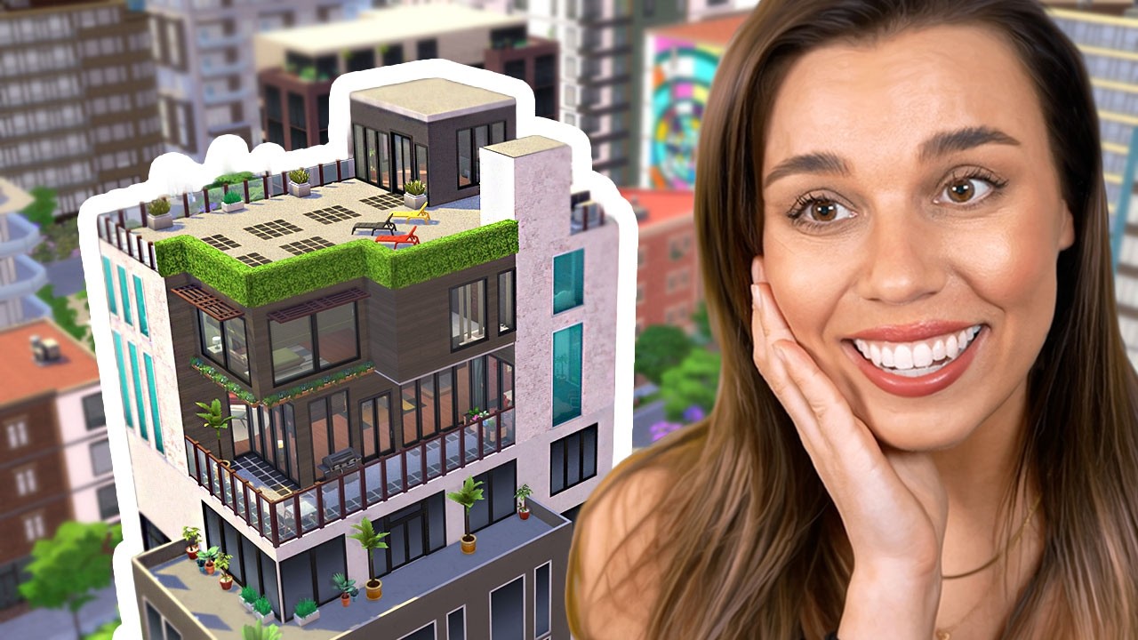 I renovated this BIG Penthouse in The Sims