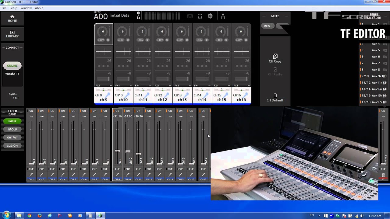 Yamaha TF series: How to set up the applications for the TF series