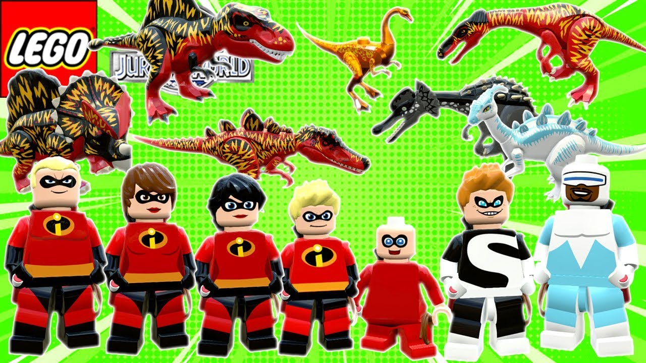 OS INCRÍVEIS E SEUS DINOSSAUROS no LEGO Jurassic World Criando Dinossauros #98 Dublado Português