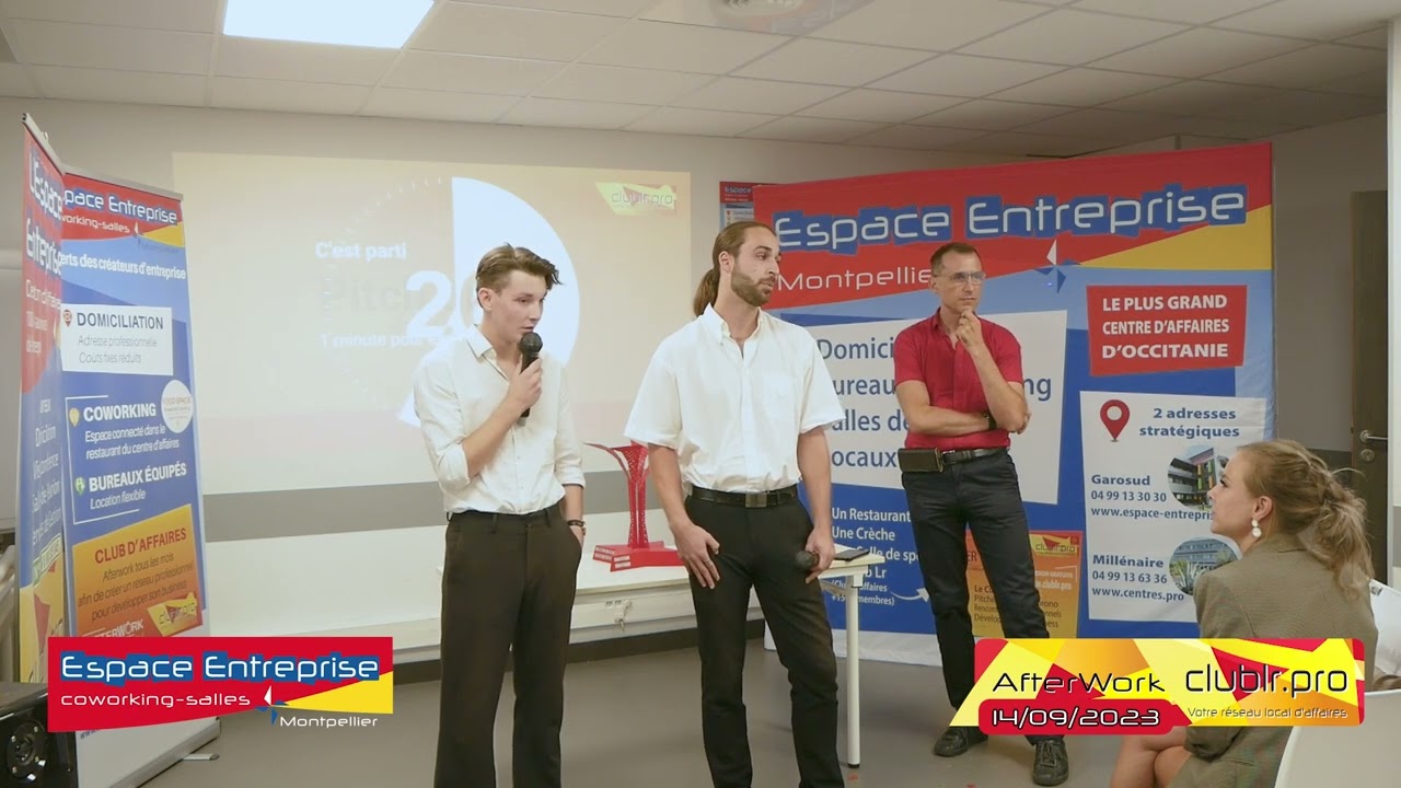 Alan LEFORT - Pitch Elevator - Afterwork Club LR - Espace Entreprise