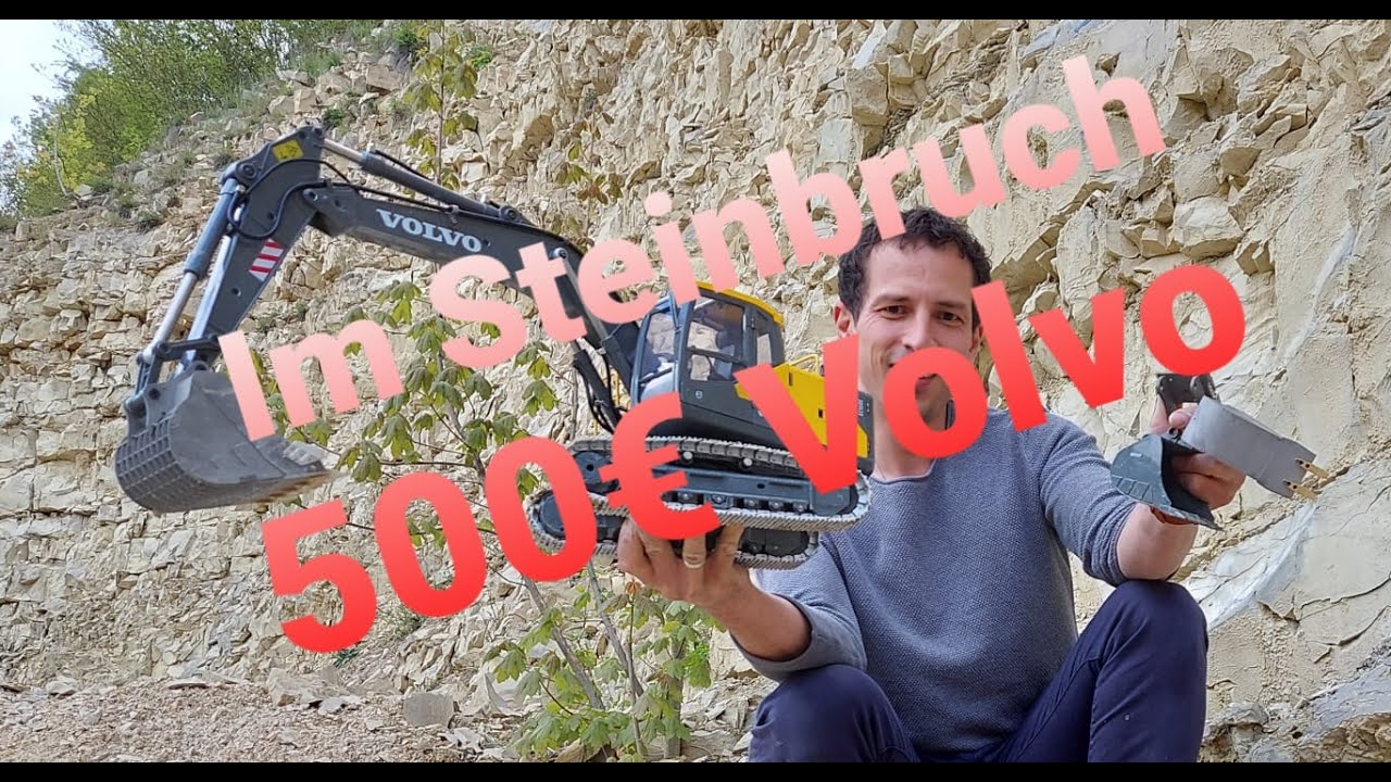 Fm-electrics 500€ Volvo EC160E Elektro Bagger! Excavator full working ! 