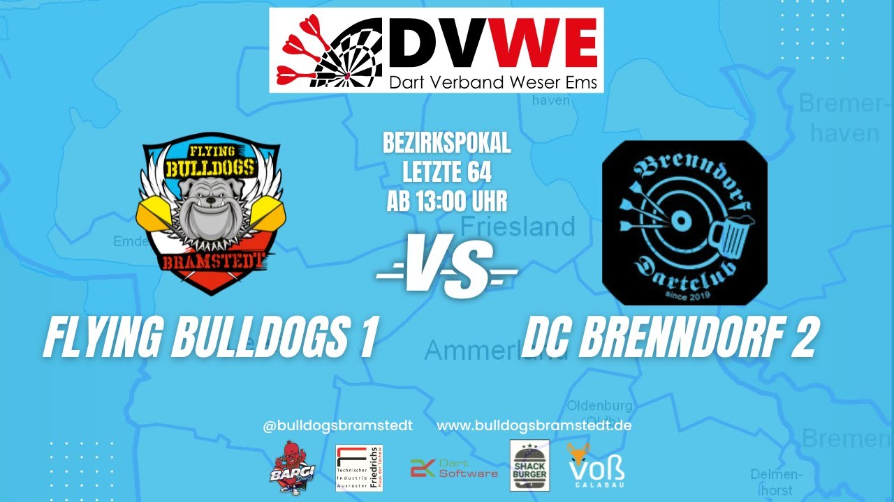 DVWE Bezirkspokal: Flying Bulldogs 1 vs. DC Brenndorf 2