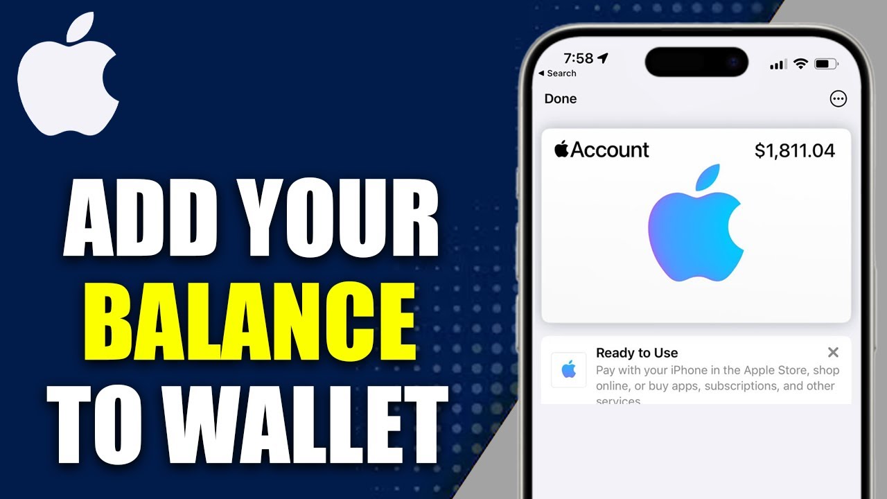 How To Add Apple Account Balance To Wallet