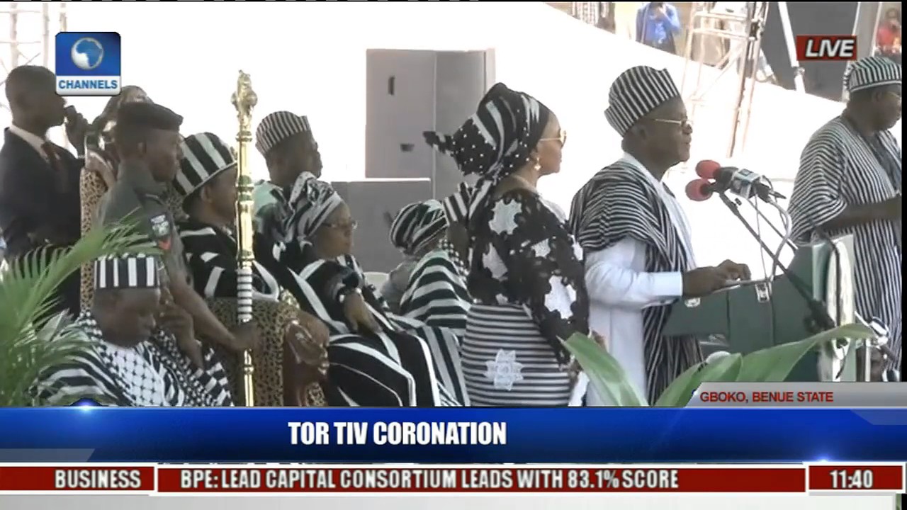 Coronation Ceremony Of New Tor Tiv In Gboko,Benue State Pt 8