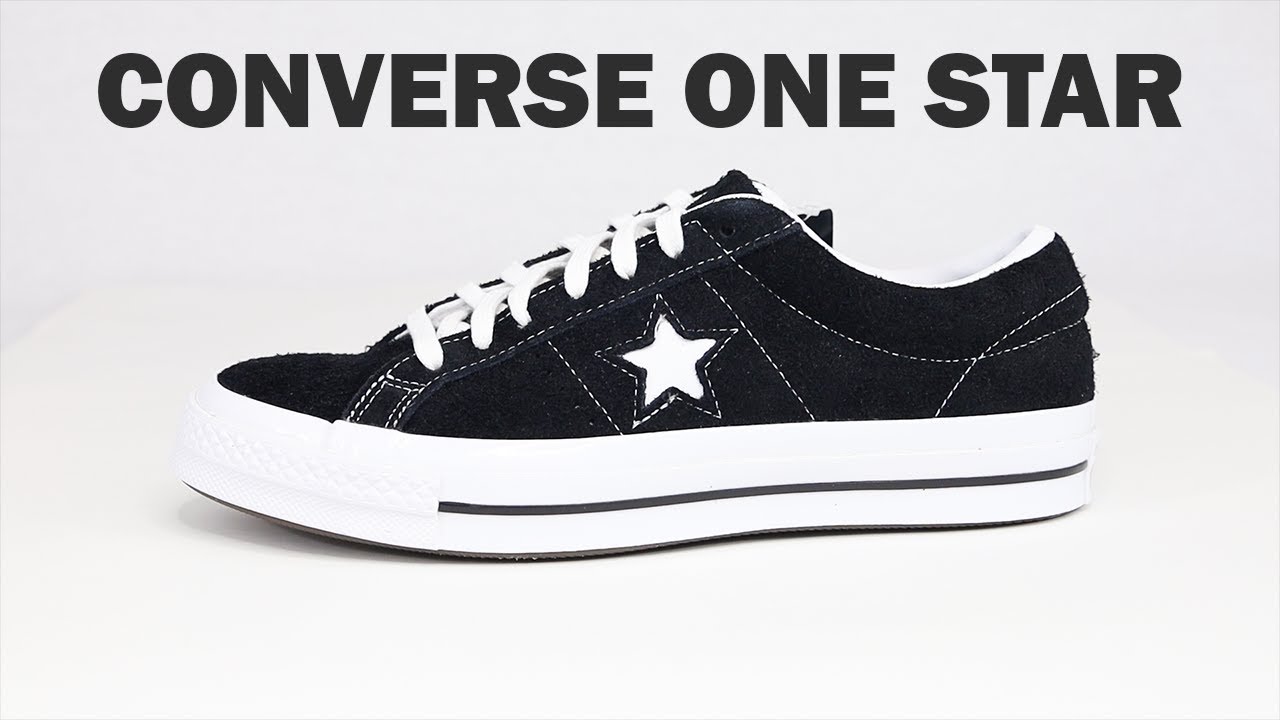 Converse One Star Vintage Suede Black Low Review and On Feet