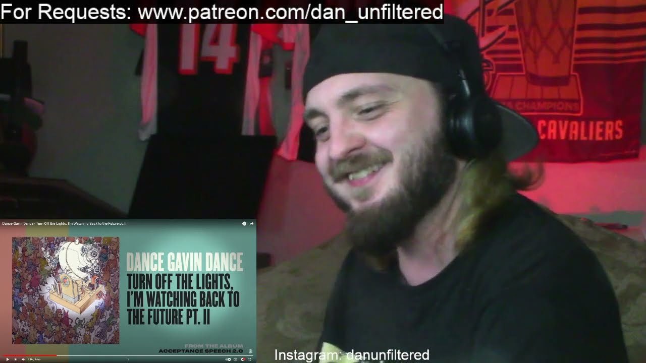 Dance Gavin Dance - Turn Off The Lights, I'm Watching Back To The Future Part II REACTION!!