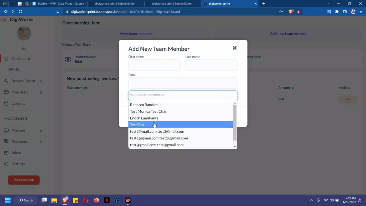 Multiselect/Repeating Group Filtering bubble.io