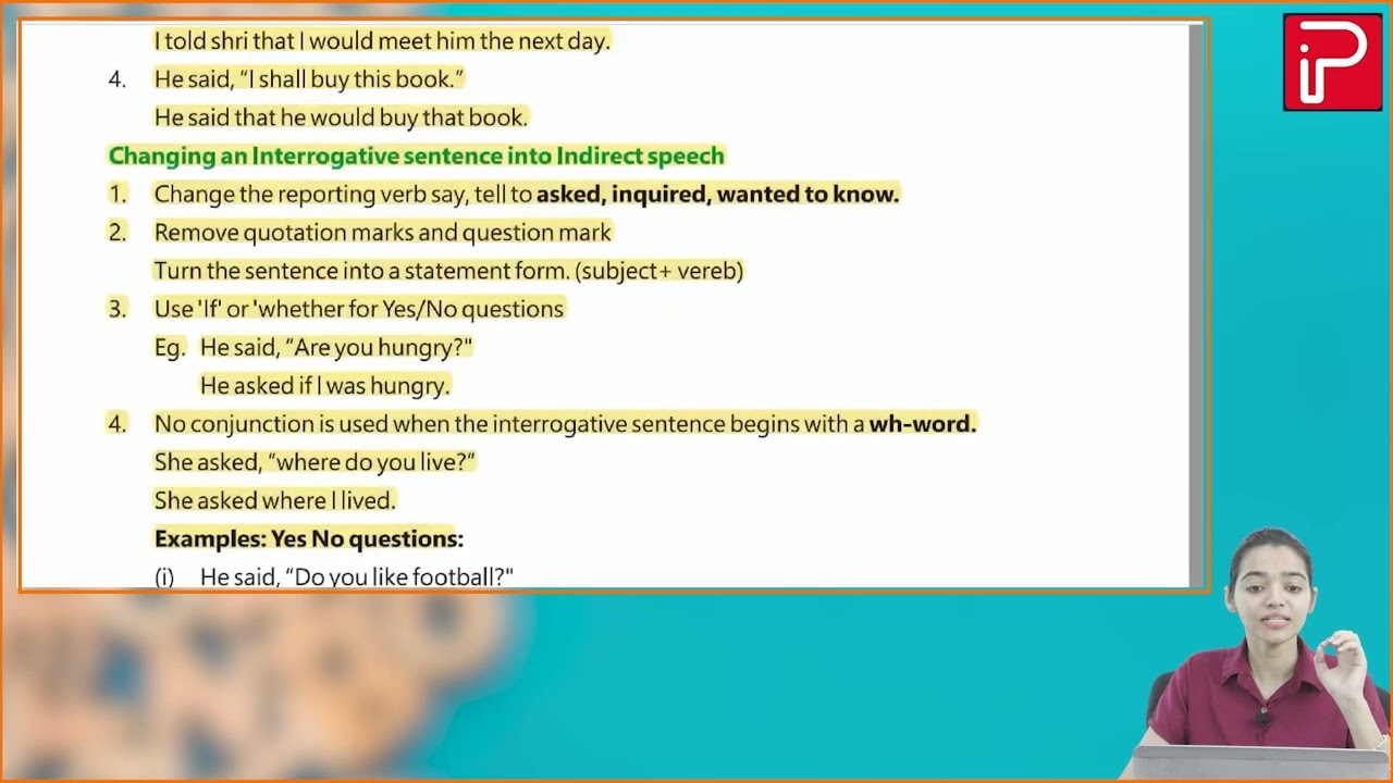 Ch 14 | Pan India | Grammar | Class 07 | Direct and Indirect Speech | For children