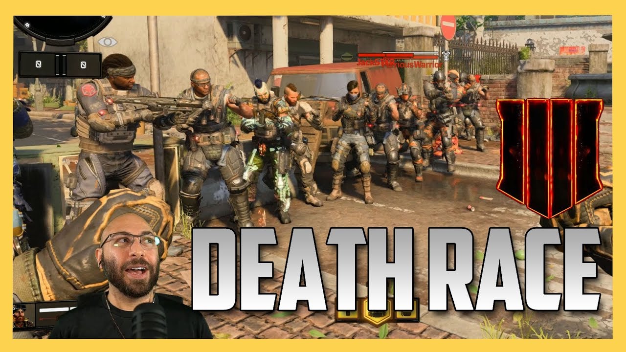 Black Ops 4 Death Race with PERFECT Ending.