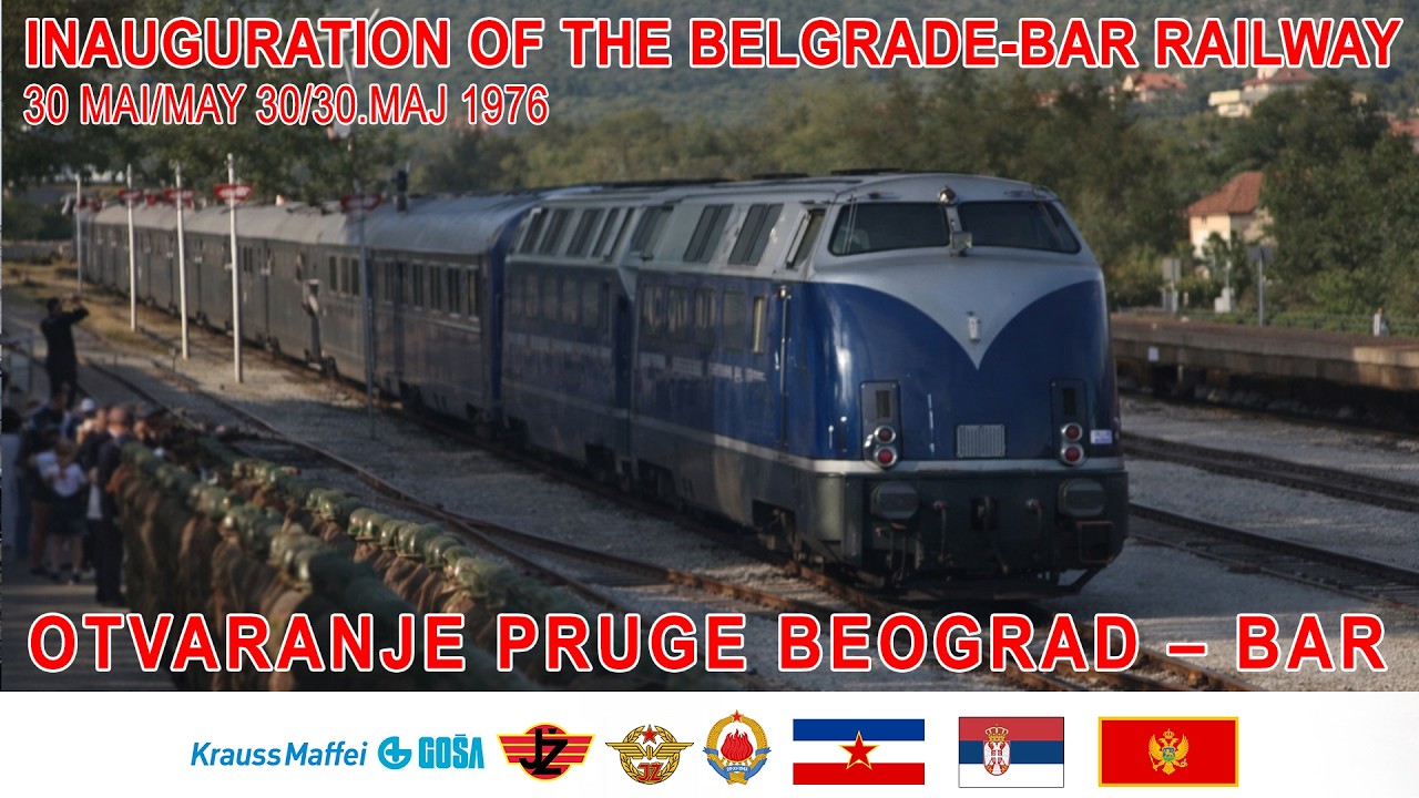 Inaugurarea căii ferate Belgrad - Bar/Otvaranje pruge Beograd - Bar[30 mai/30.Maj 1976]