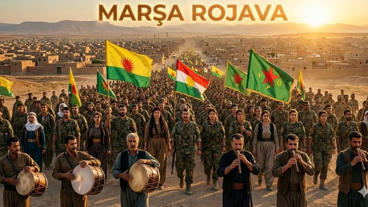 Marşa Rojava #kurdishmusic #rojava #kobane #kurdistan #kobanidavası