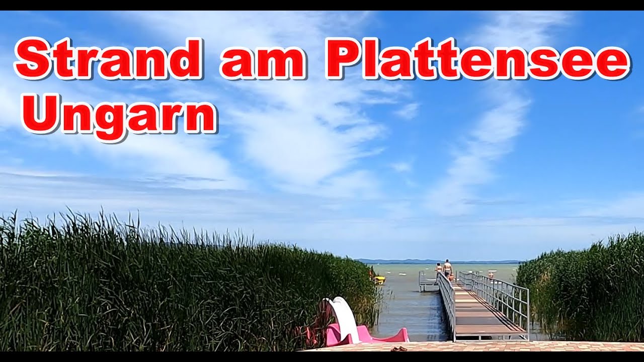 BALATONMARIAFÜRDŐ - STRAND AM PLATTENSEE UNGARN