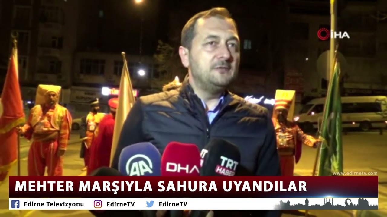 MEHTER MARŞIYLA SAHURA UYANDILAR