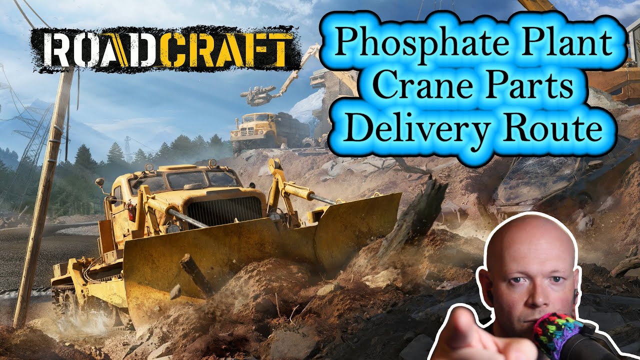 RoadCraft ● Построить маршрут для доставки деталей крана на фосфатный завод