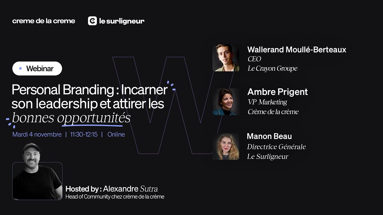 Personal Branding : Incarner son leadership et attirer les bonnes opportunités