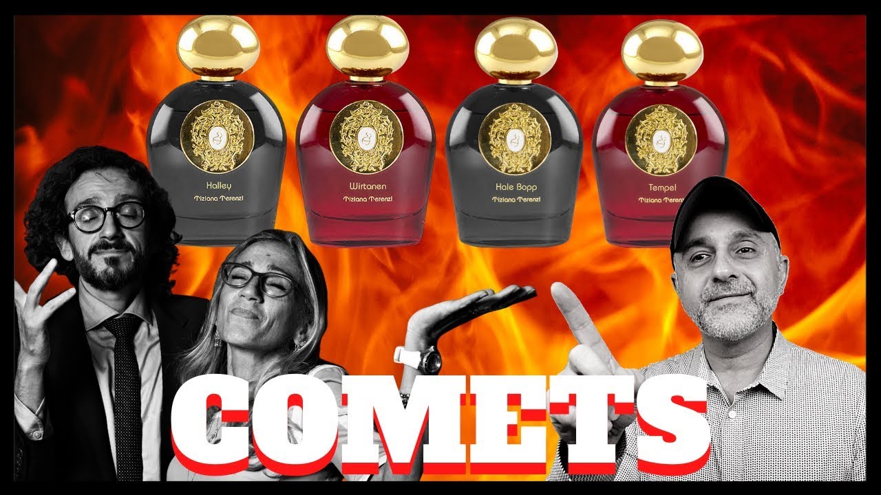 TIZIANA TERENZI COMET COLLECTION PERFUMES: HALLEY, WIRTANEN, HALE BOPP, TEMPLE PREVIEW | USA GVWY