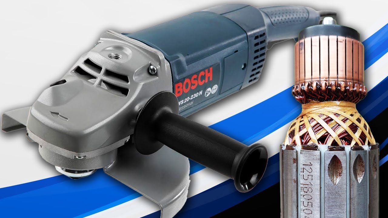 BOSCH GWS 20-230 Professional (ОБМОТКА ЯКОРЯ И КАТУШКИ)