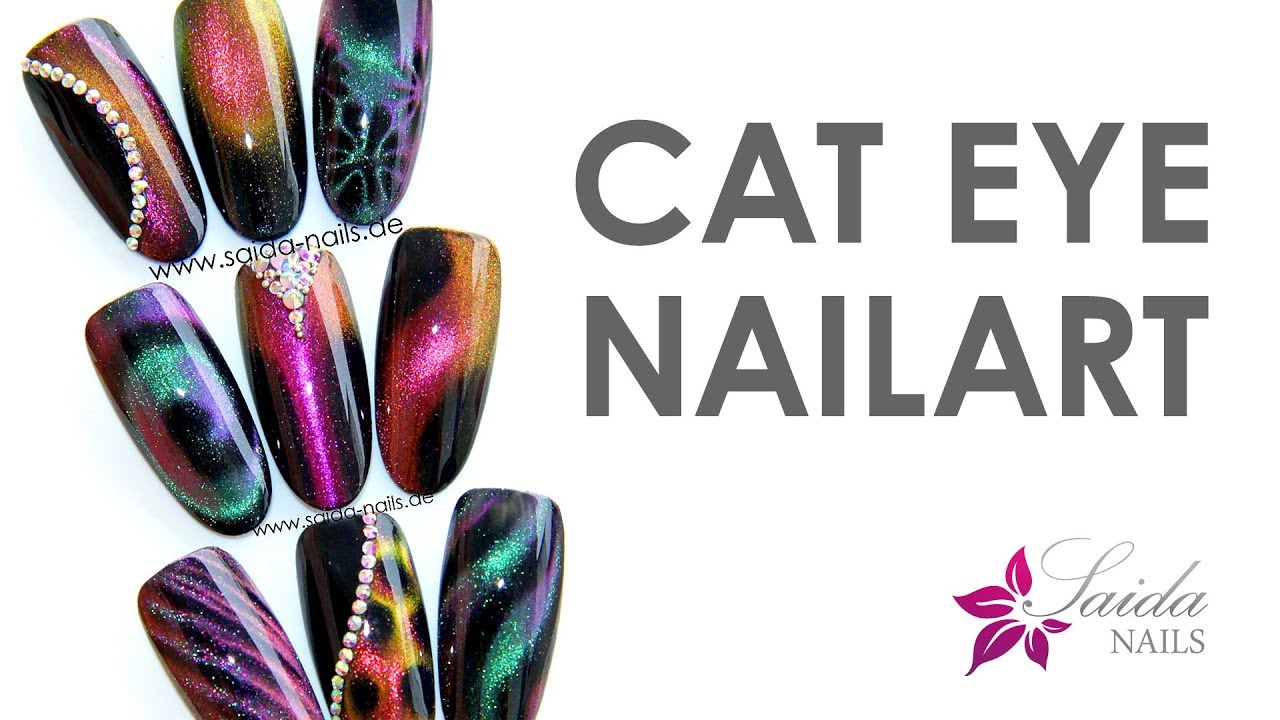 CAT EYE GELE ❀ wunderschöne schnelle Nailart-Designs (Saida Nails Nailart)