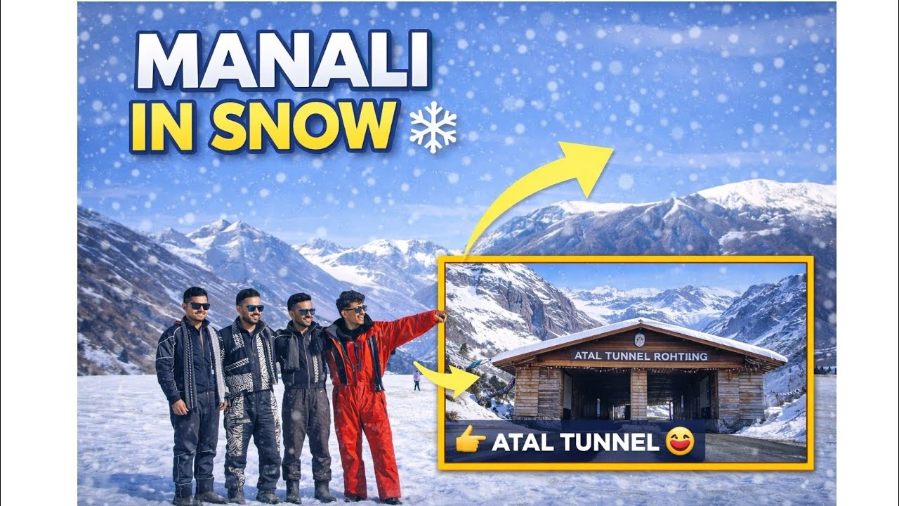 “Manali in Winter ❄️ | Snowfall, Kufri & Hidden Spots.