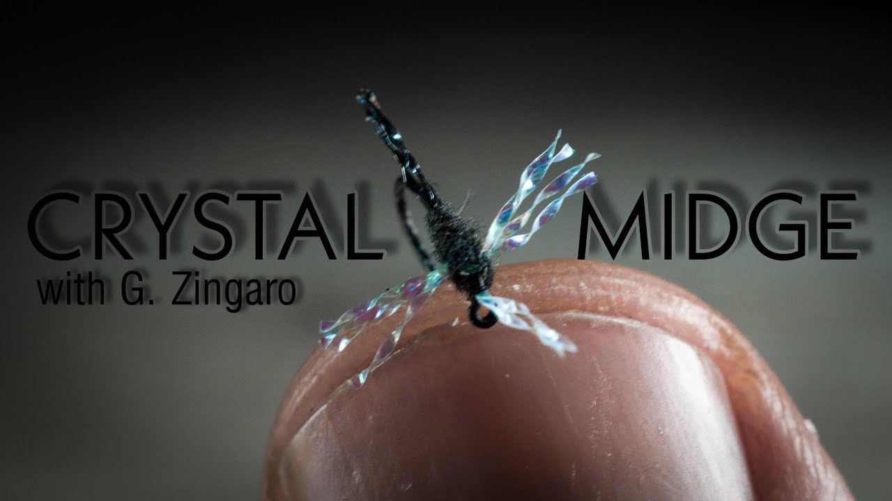 Crystal Midge - Fly Tying with G. Zingaro (4K Video)