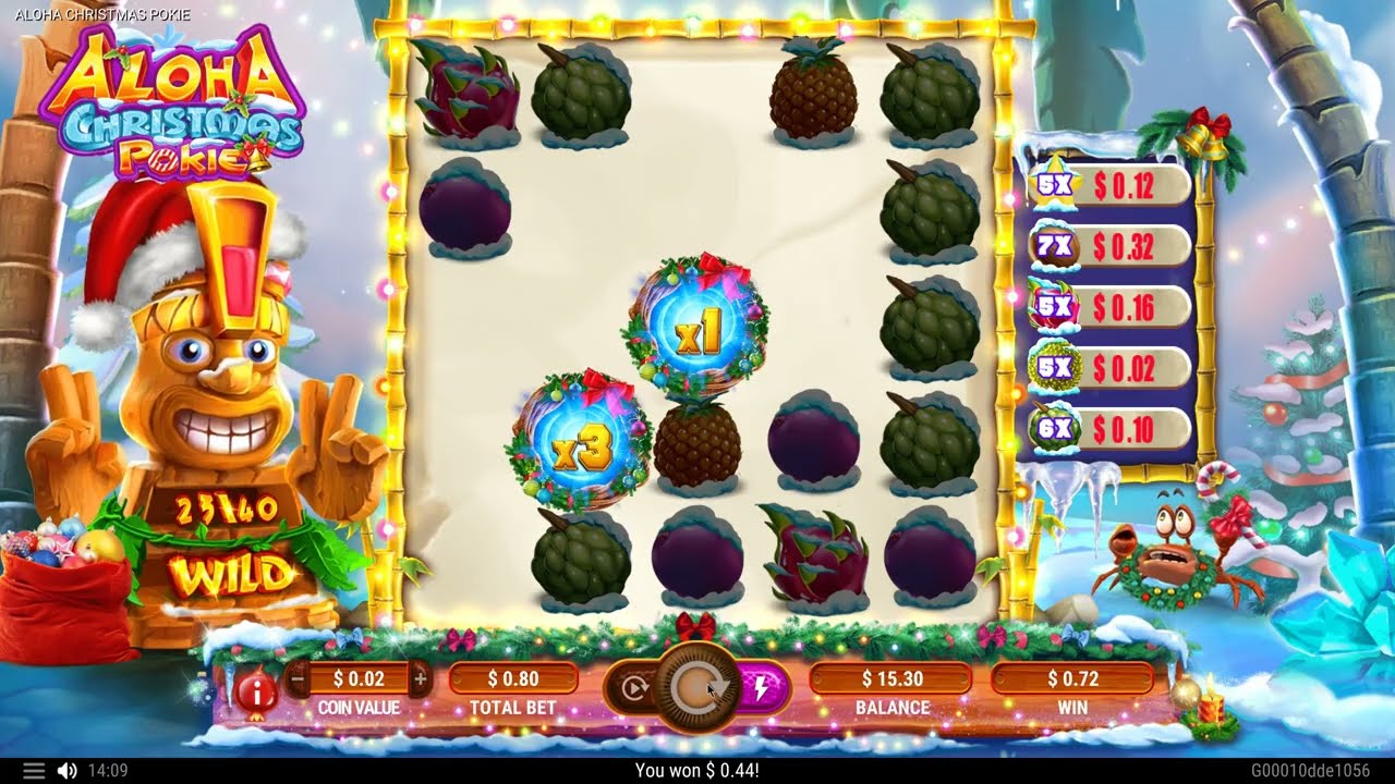 Aloha! Christmas Slot 🎄 by NetEnt - Cluster Pays, Mystery Symbols & Wild Multipliers | 96% RTP