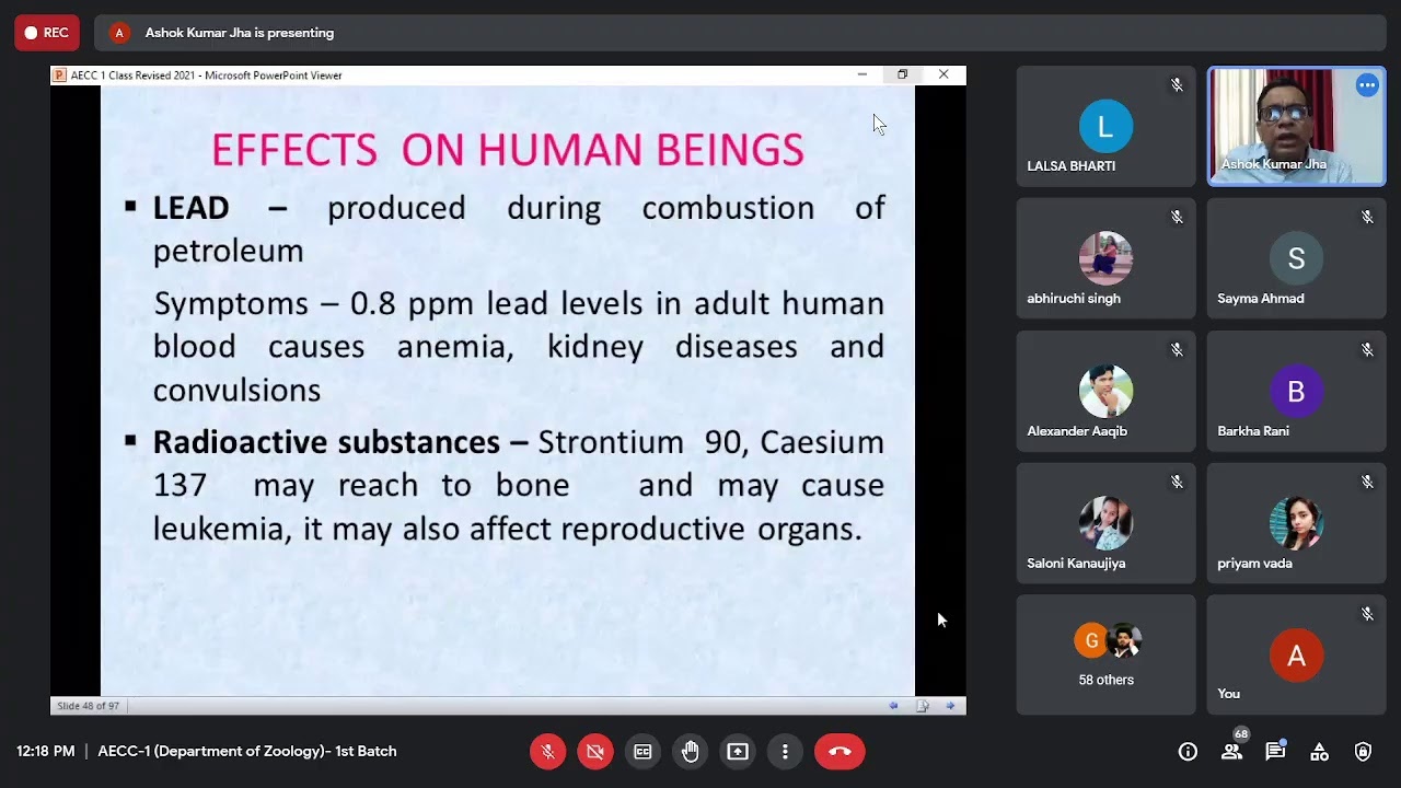 Patna University Live Stream (AECC-1 05.07.2021 First  Class) By: Dr. D.K. Paul
