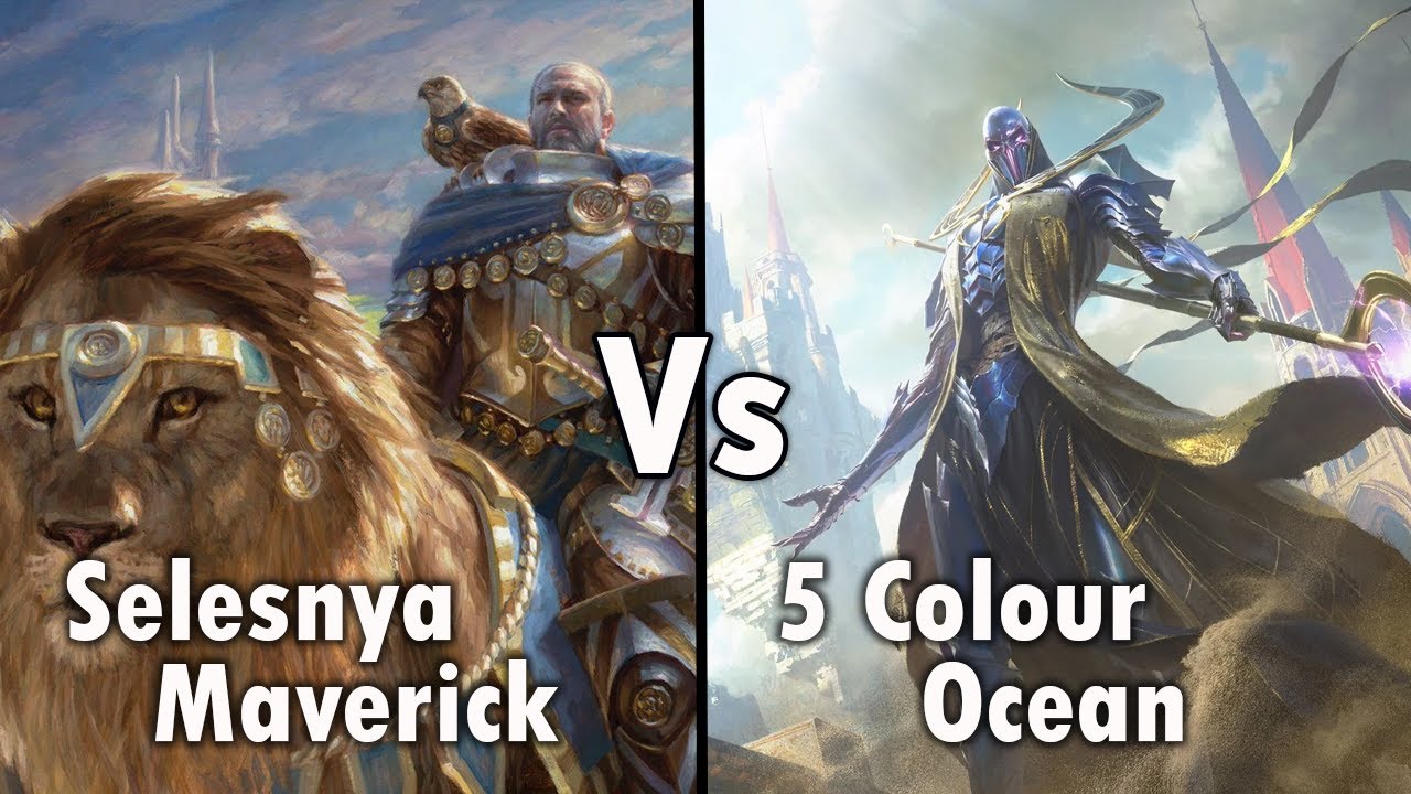 Selesnya Maverick vs.  5c Ocean (w.  Punk) /Magic: the Gathering/European Highlander