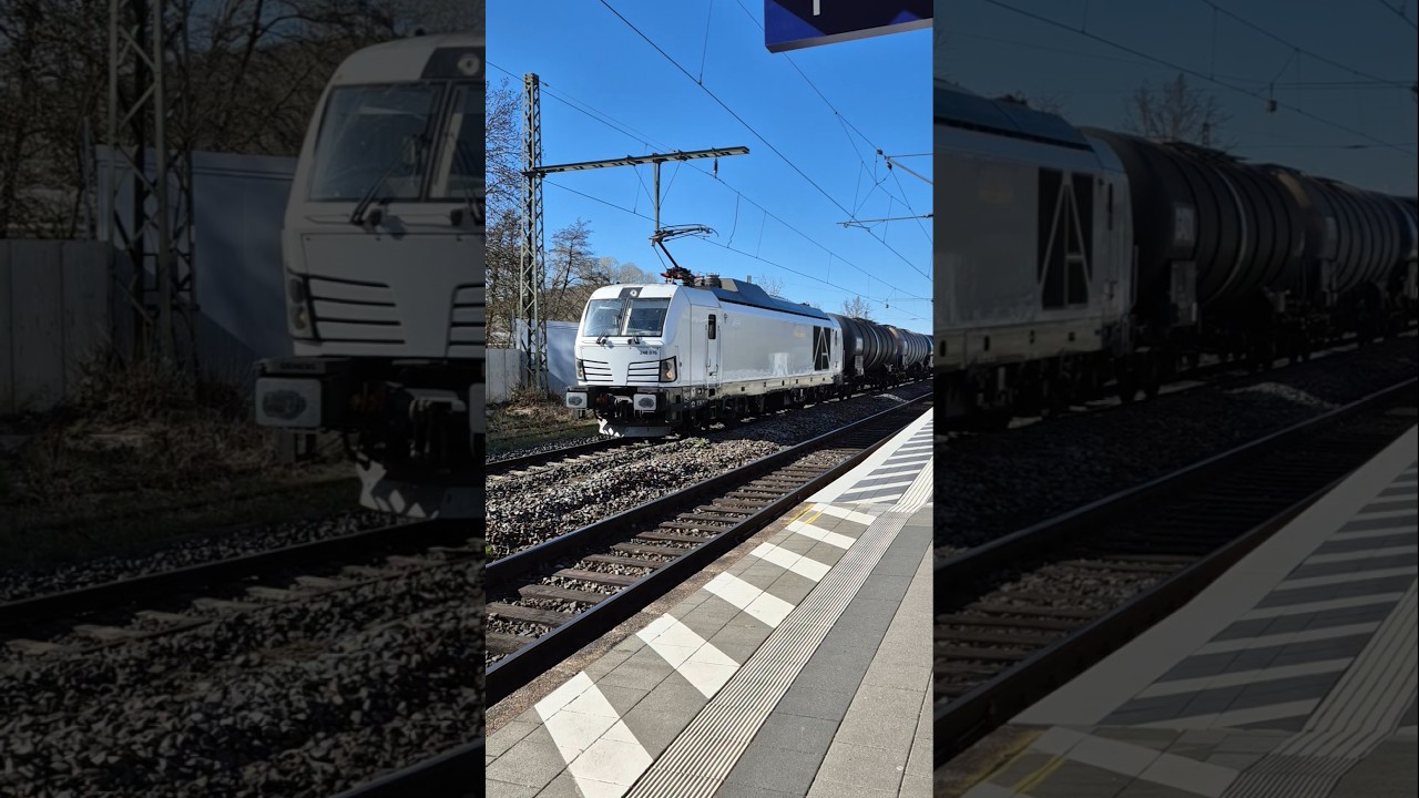 Northrail 248 076 mit Kesselwagen f&auml;hrt in Hofgeismar ein #shorts #trainspotting #g&uuml;terzug #zug