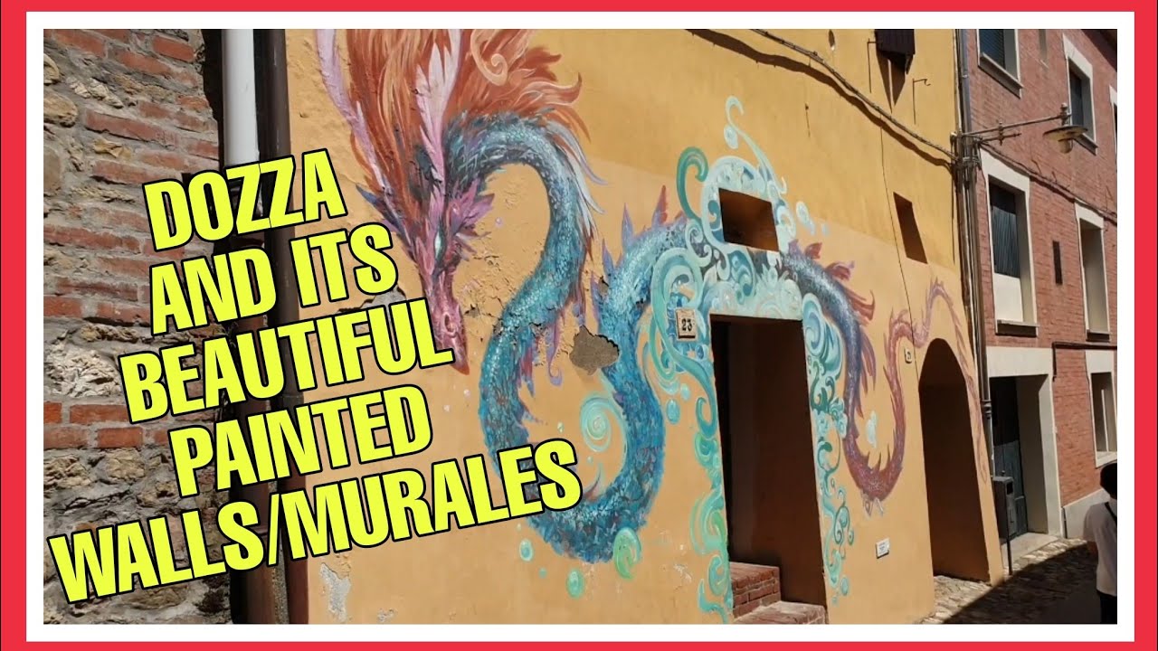 Dozza and its beautiful painted walls/murales | Ciao Everybody TV
