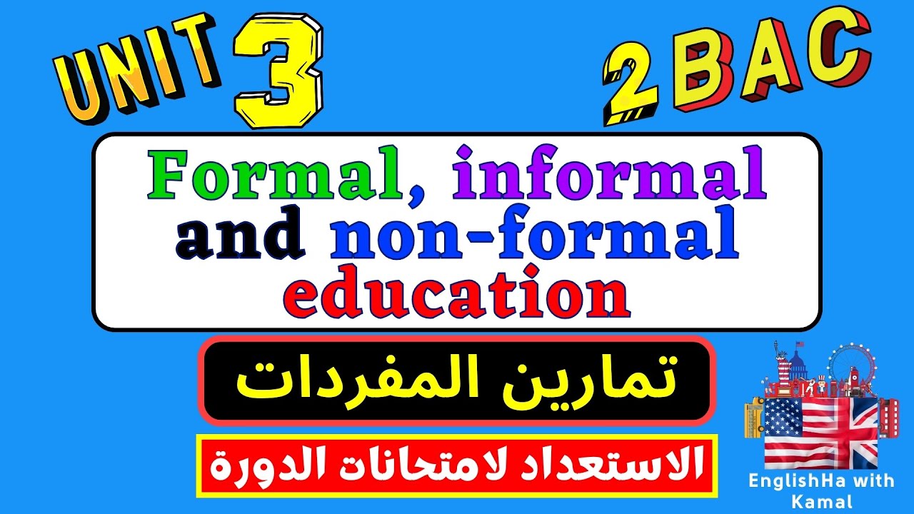Exercises Unit 3 Formal informal and non-formal education 2 Bac Ticket to English