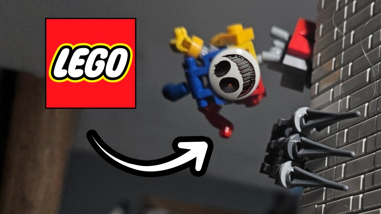 Я собрал прототип из игры Poppy Playtime из LEGO.