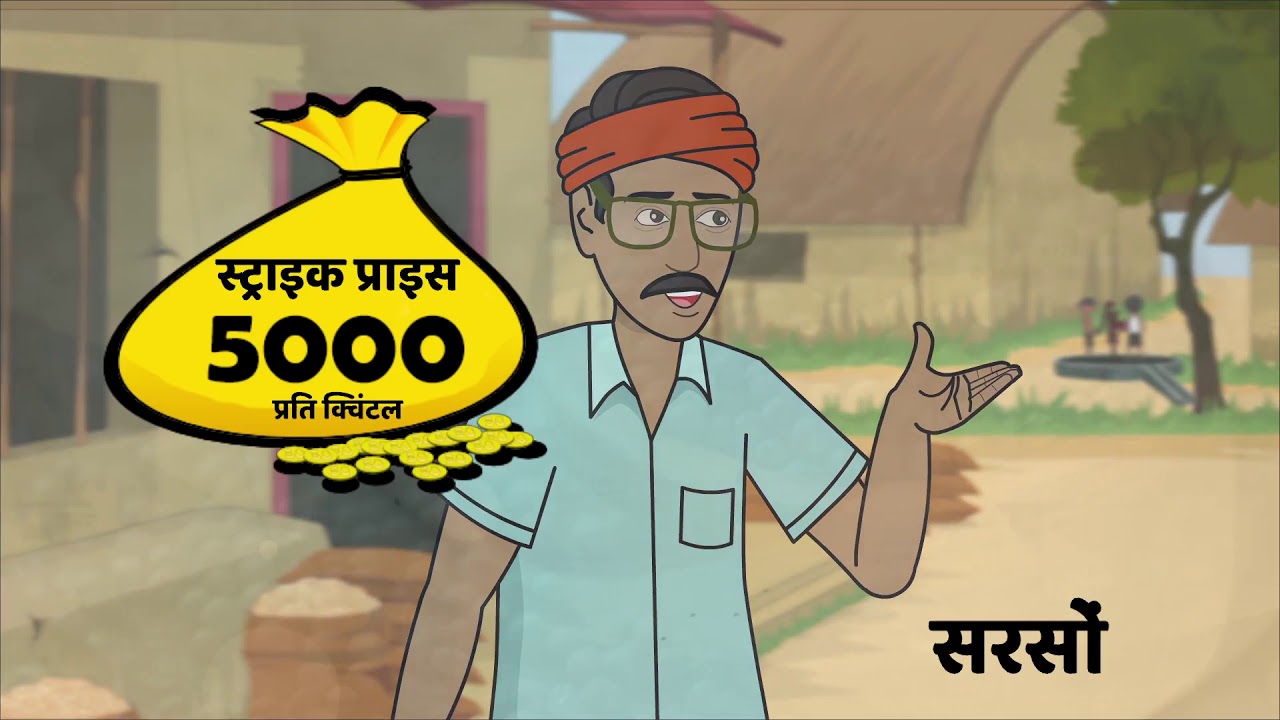 A visual presentation explaining how Put Options can be used by farmers for their benefit