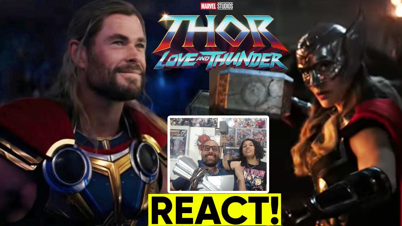 THOR 4: AMOR E TROVÃO - TRAILER REACT + ANÁLISE COMPLETA + DICAS DE QUADRINHOS
