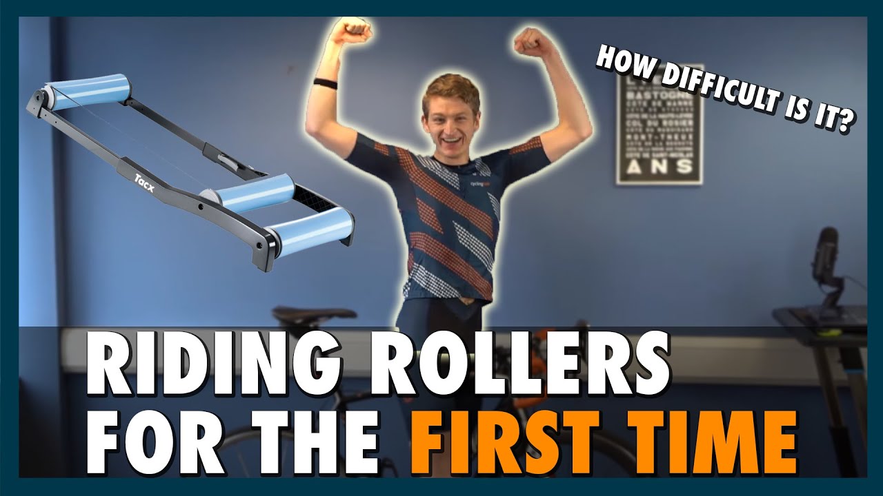Jesper's First Time Cycling Ever On Rollers - How Difficult Is It To Learn?