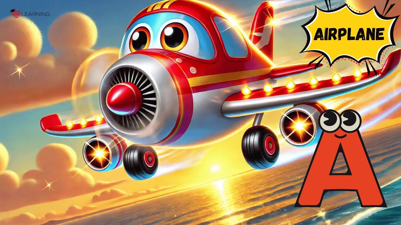 ABC Vehicle Song for Kids | Fun & Catchy A to Z Transportation Learning 🎶🚜🚁 | #abcd #kids
