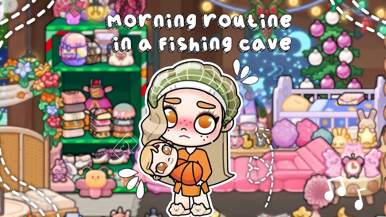 Avatar world MORNING ROUTINE at FISHING HUT🎣😻 Avatar world Roleplay * Avatar world ASMR * HOUSE TOUR