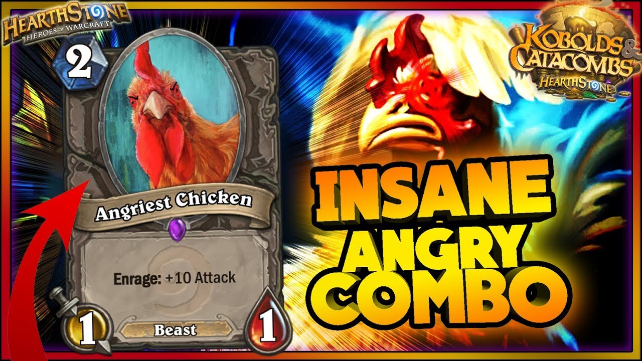 INSANE ANGRY COMBO - Hearthstone - WTF RNG Moments