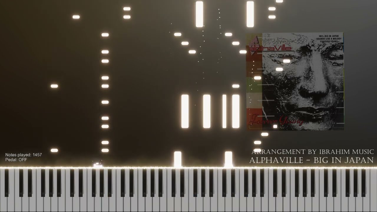 Alphaville - Big in Japan | Piano Tutorial/Synthesia