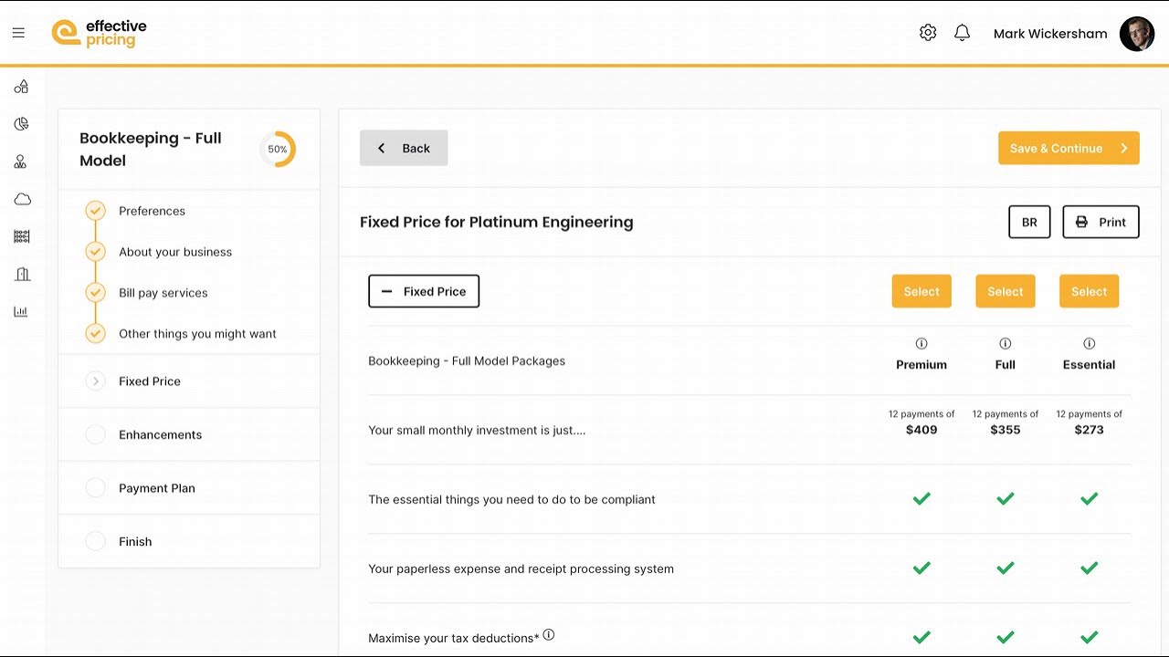 Effective Pricing Q&A - Setting up your packages