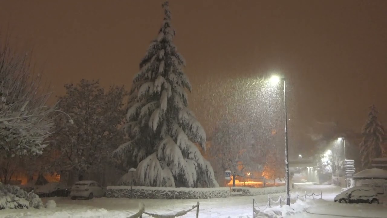 Starker Schneefall in K&uuml;ssnacht am Rigi - 21.11.2024