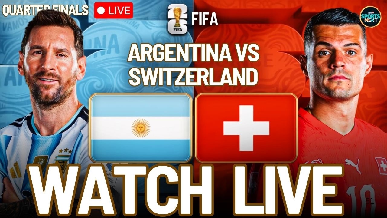 LIVE: Argentina vs Switzerland Match | FIFA World Cup 2026 | Watch Live | Lionel Messi | ARG vs SUI